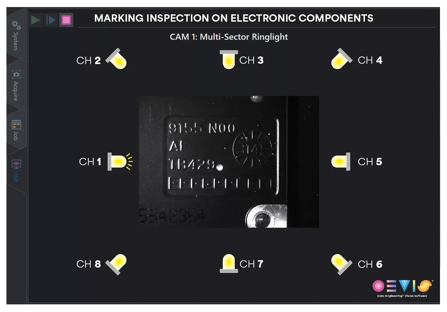 Marking inspection on electronic components copia