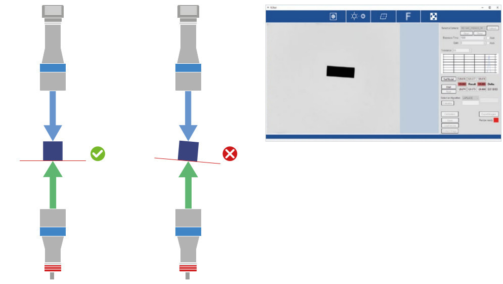 Aligning the object plane