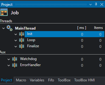 OEVIS project tab