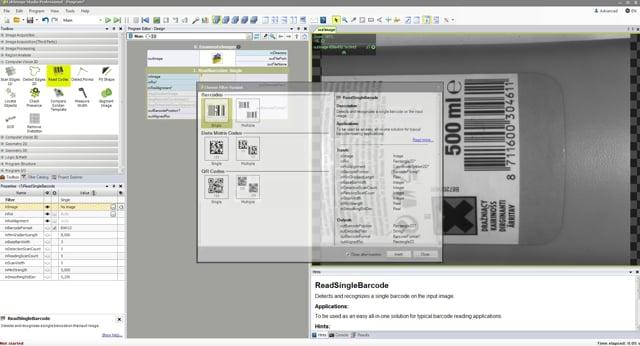 Reading Barcodes application solved by FABIMAGE